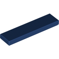 Lego destička 1x4 hladká, tmavě modrá (4182988, 4568393, 6103985)